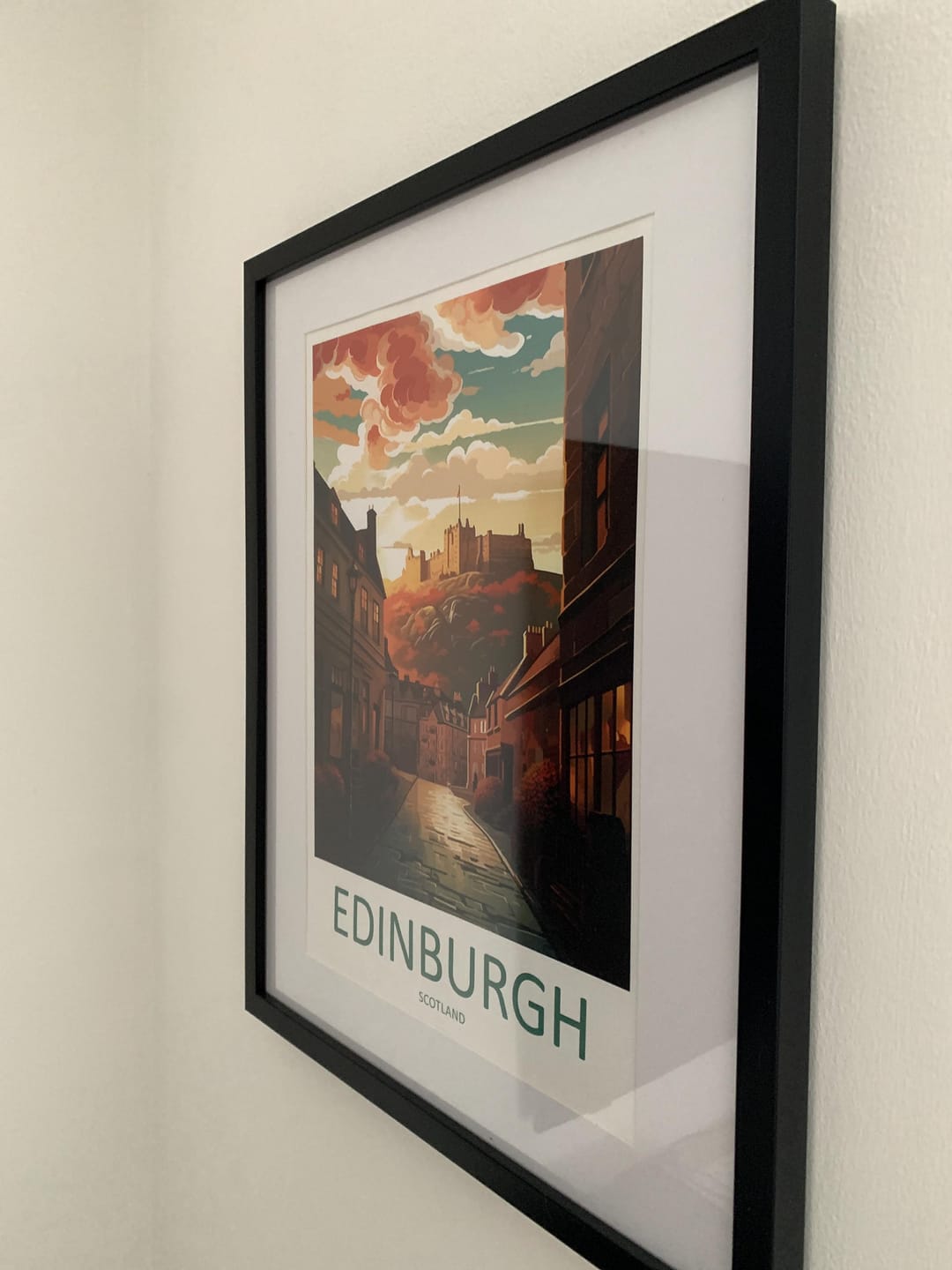 Customer photo review of Edinburgh Scotland Travel Poster