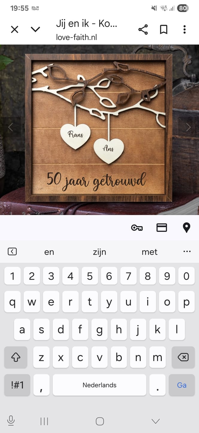 Customer photo review of Jij en ik - Koppel-Hartstandaard