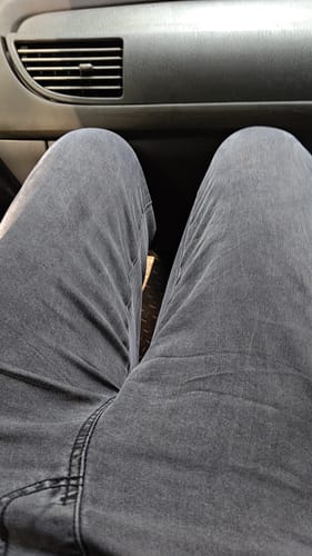 Customer photo review of 冰感A級冰科技褲頭鬆緊冰鋒牛仔褲