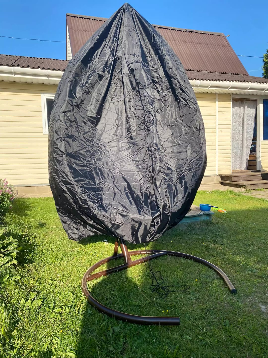 Customer photo review of Capa para Cadeira de Balanço Egg Impermeável e Durável