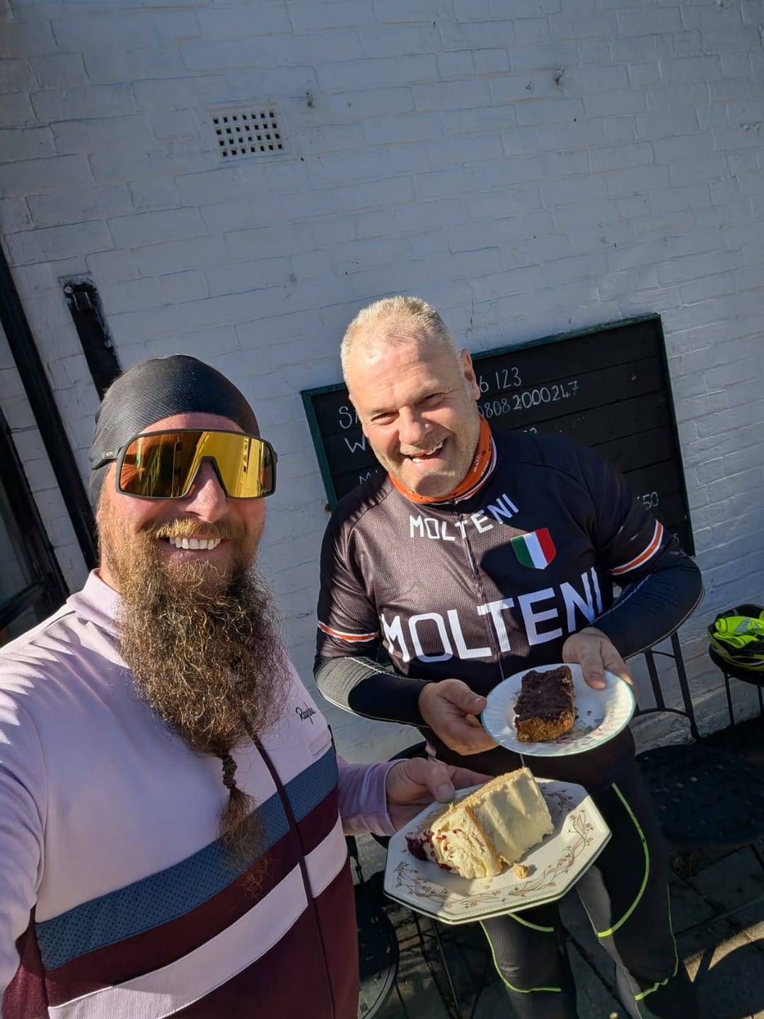 Customer photo review of Retro Molteni Cycling Jersey - Black