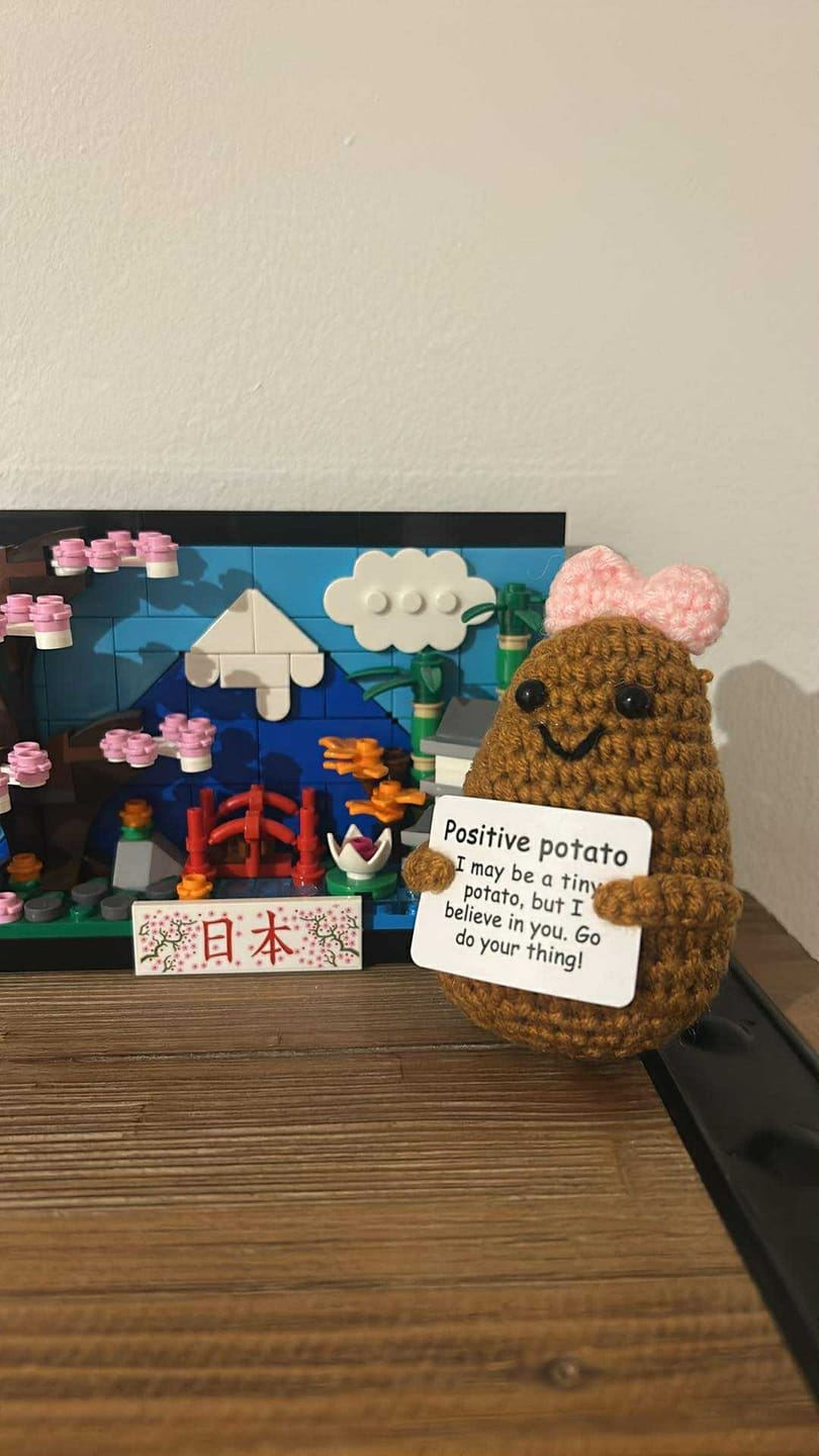 Customer photo review of Positive Crochet Plushies