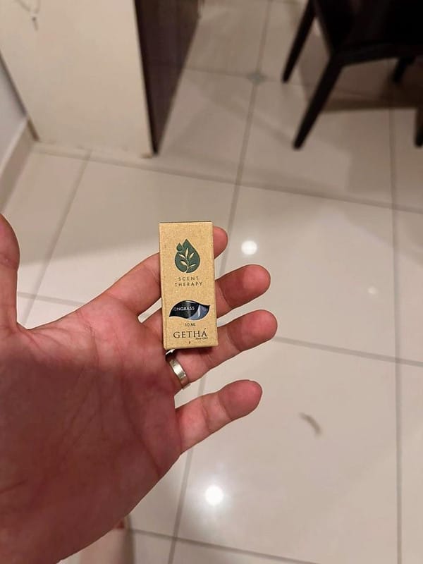 Customer photo review of Lemongrass Essential Oil