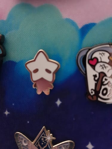 Customer photo review of Star Baby Enamel Pins
