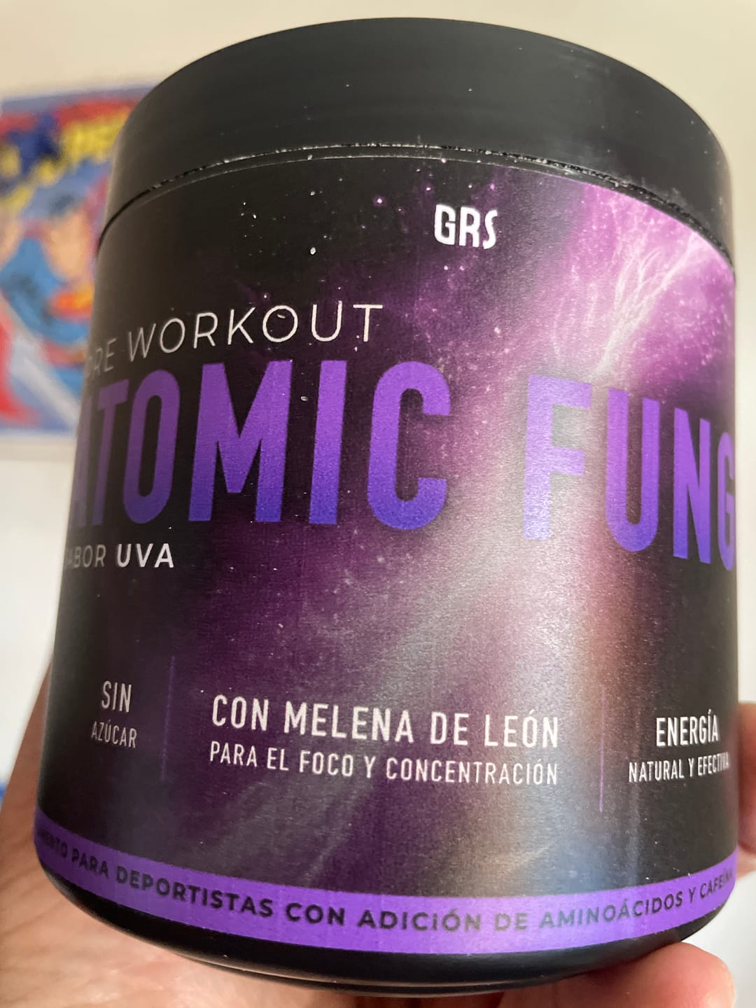 Customer photo review of Pre-Workout Atomic Fungi Uva