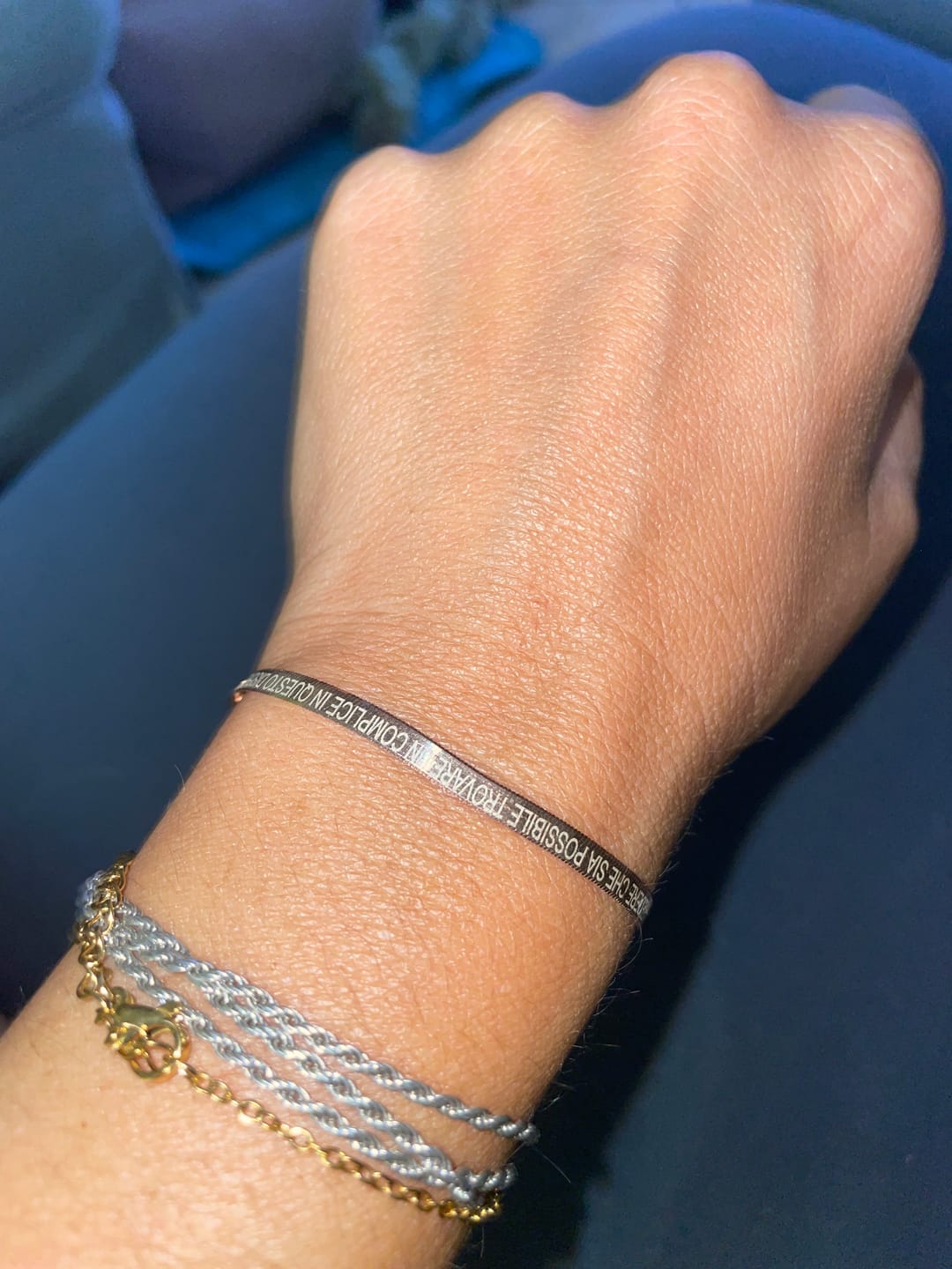 Customer photo review of Bracciale AMAL