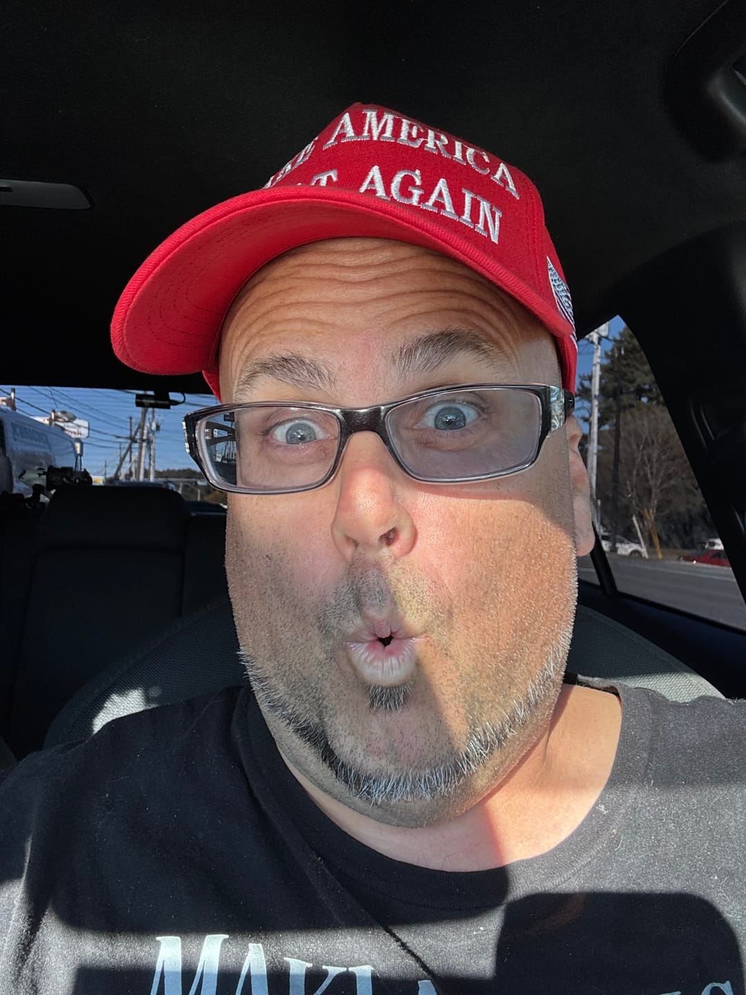 Customer photo review of New MAGA 45 47 Red Hat