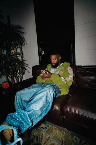 Customer photo review of Birth of Royal Child 3D Printing Washed 20K Swarovski Diamond Boro Denim Pants Blue