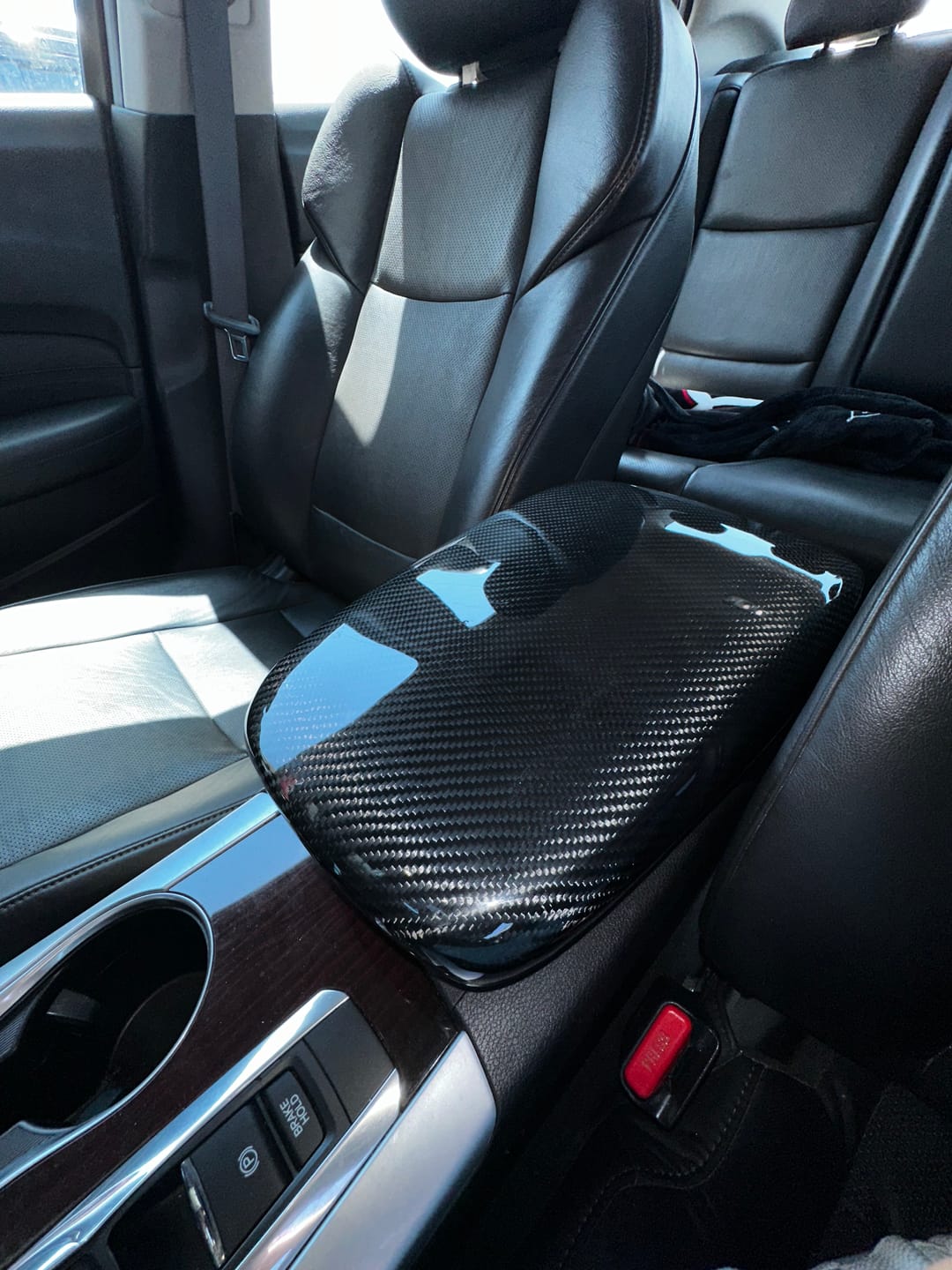 Customer photo review of 2015-2020 TLX Carbon fiber Arm rest