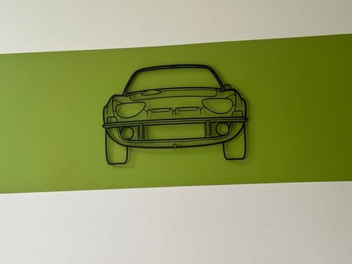 Customer photo review of GT 1970 Front Silhouette Metal Wall Art