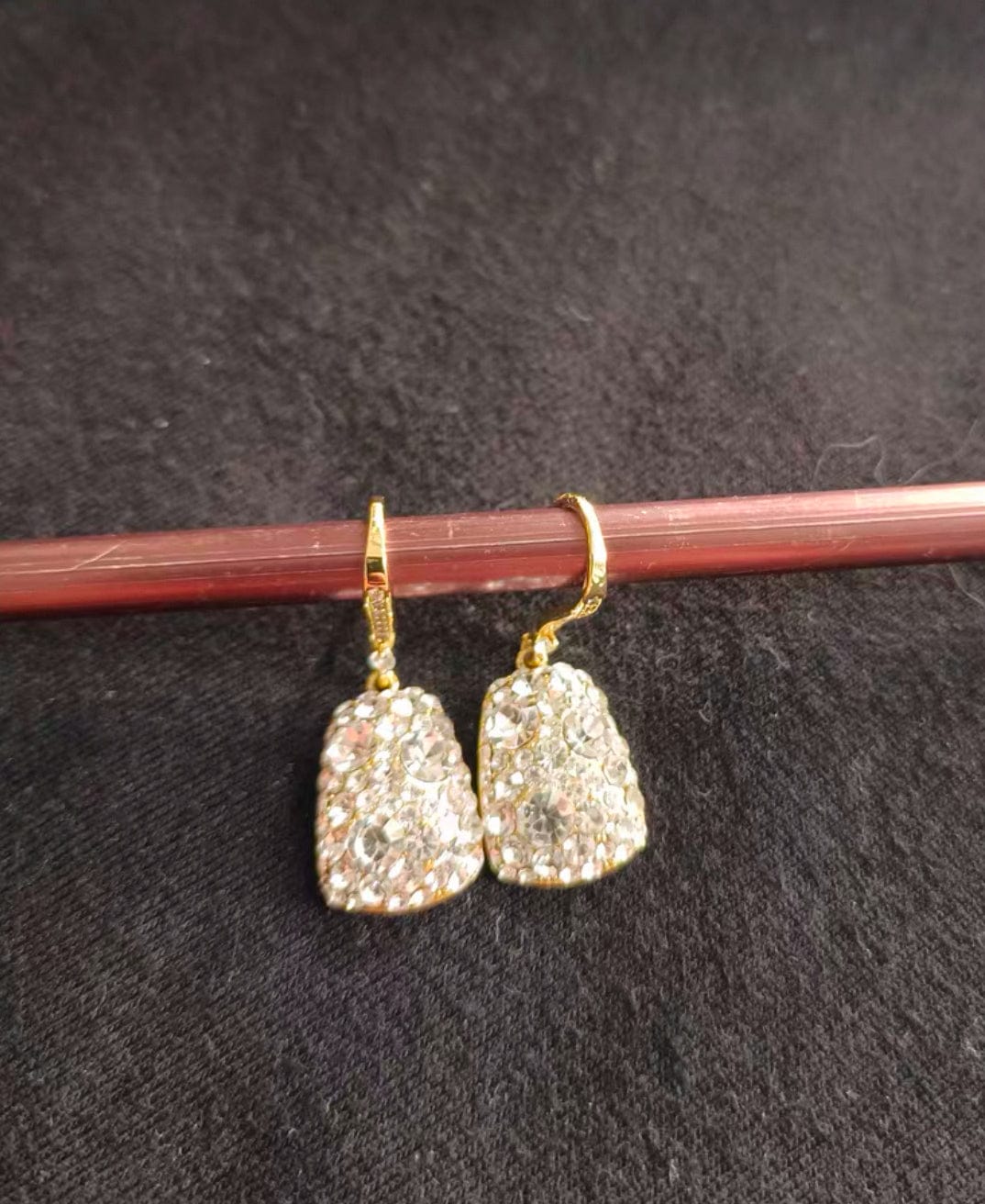 Customer photo review of Saoirse Earrings