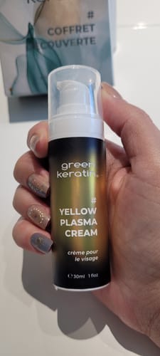 Customer photo review of Yellow Plasma Oil Elixir - Huile pour le visage 50ml + Yellow Plasma Cream Format Découverte 30ml