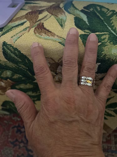 Customer photo review of Just Keep Swimming Ring