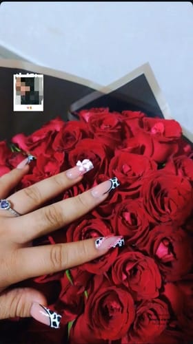 Customer photo review of ANILLO PANDORA CORAZON ELEVADO MORADO + KIT DE REGALO