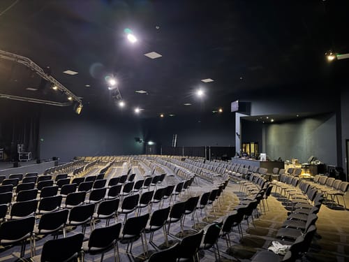 Customer photo review of LED Stage Strobe Effect Lights - 120W RGBW, 48 Zones Chasing