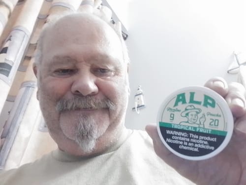 Customer photo review of Tropical Fruit Nicotine Pouches