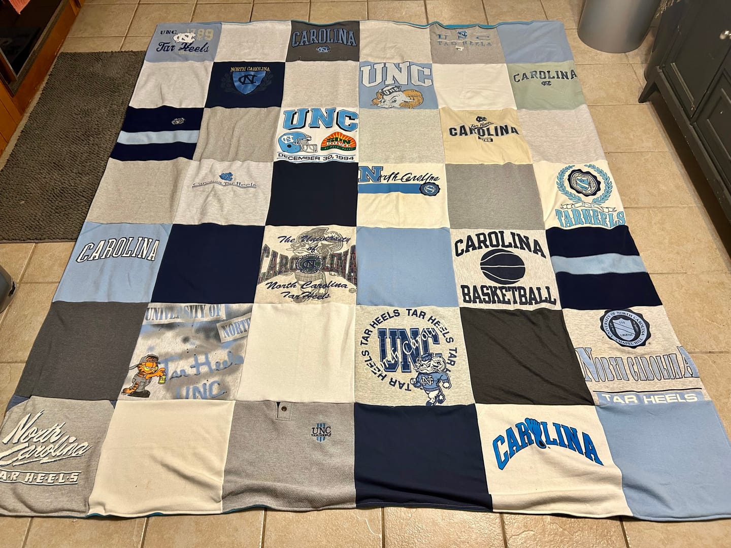 Customer photo review of Quilts for Large and XL T-Shirts