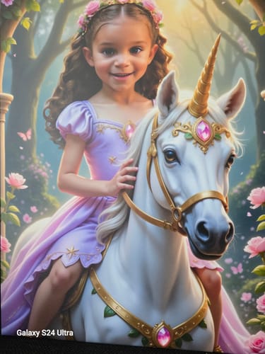Customer photo review of The Lavender Unicorn Princess