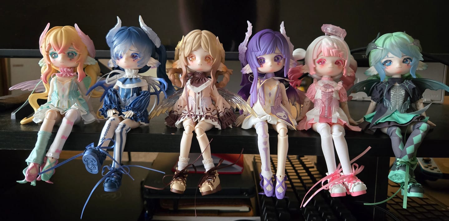 Customer photo review of Luluya Symphonic Poem Series 1/8 Action Figure BJD Blind Box