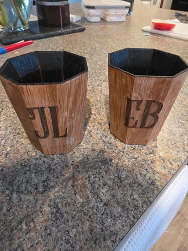 Customer photo review of Whiskey Grail (CUSTOM FRONT & BACK)