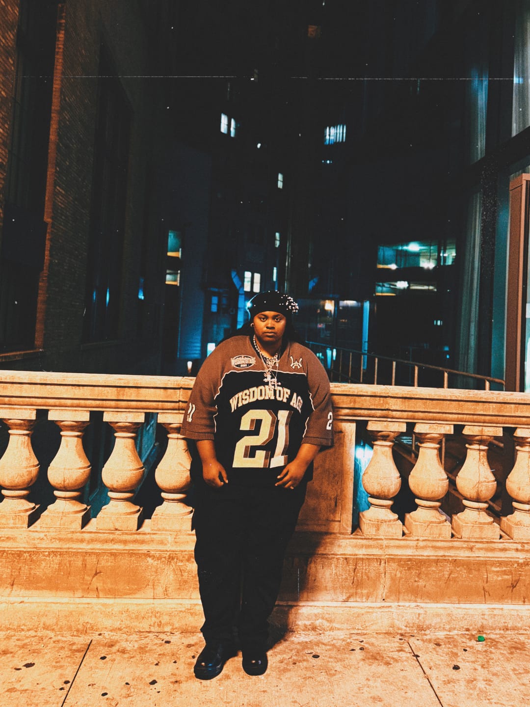 Customer photo review of Knit Football Jersey V2- Slate