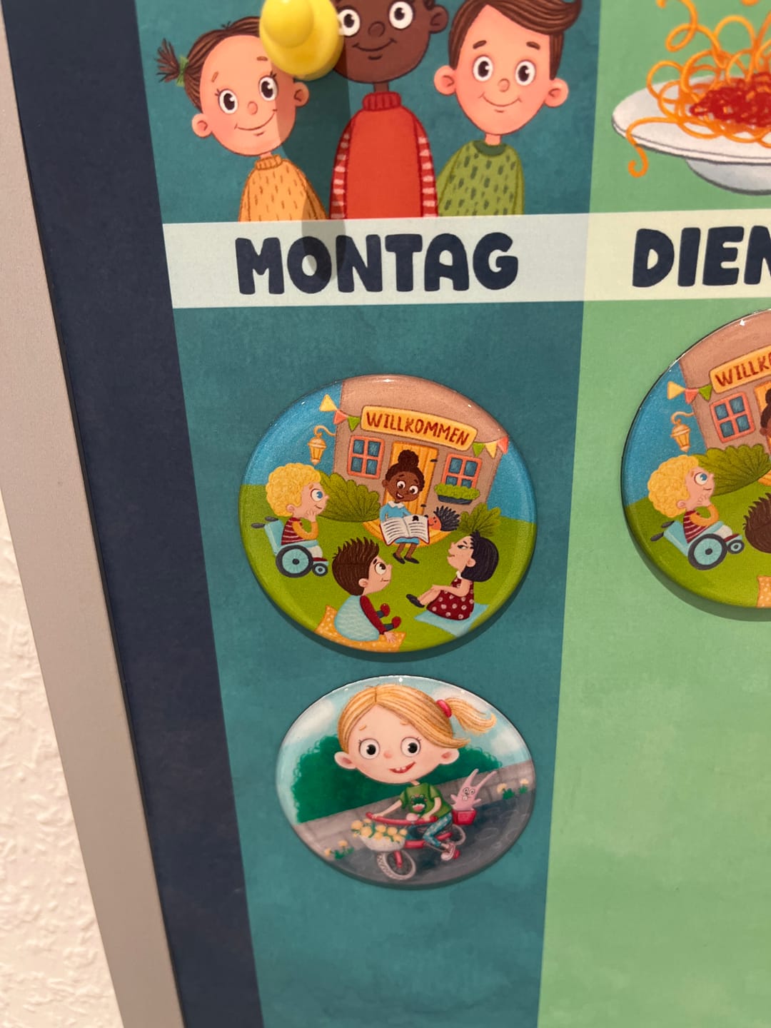 Customer photo review of Einzelner Magnet: Fahrrad fahren