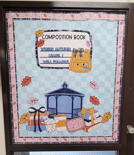 Customer photo review of Printable Fall Borders | Autumn In Stars Hollow