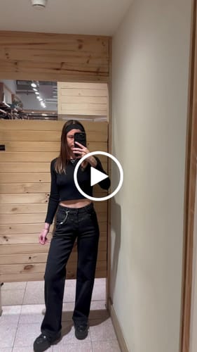 Customer video review of Pantalón Tachas Frontales Black