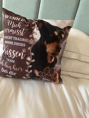 Customer photo review of Seelentröster - Individuelles Kissen