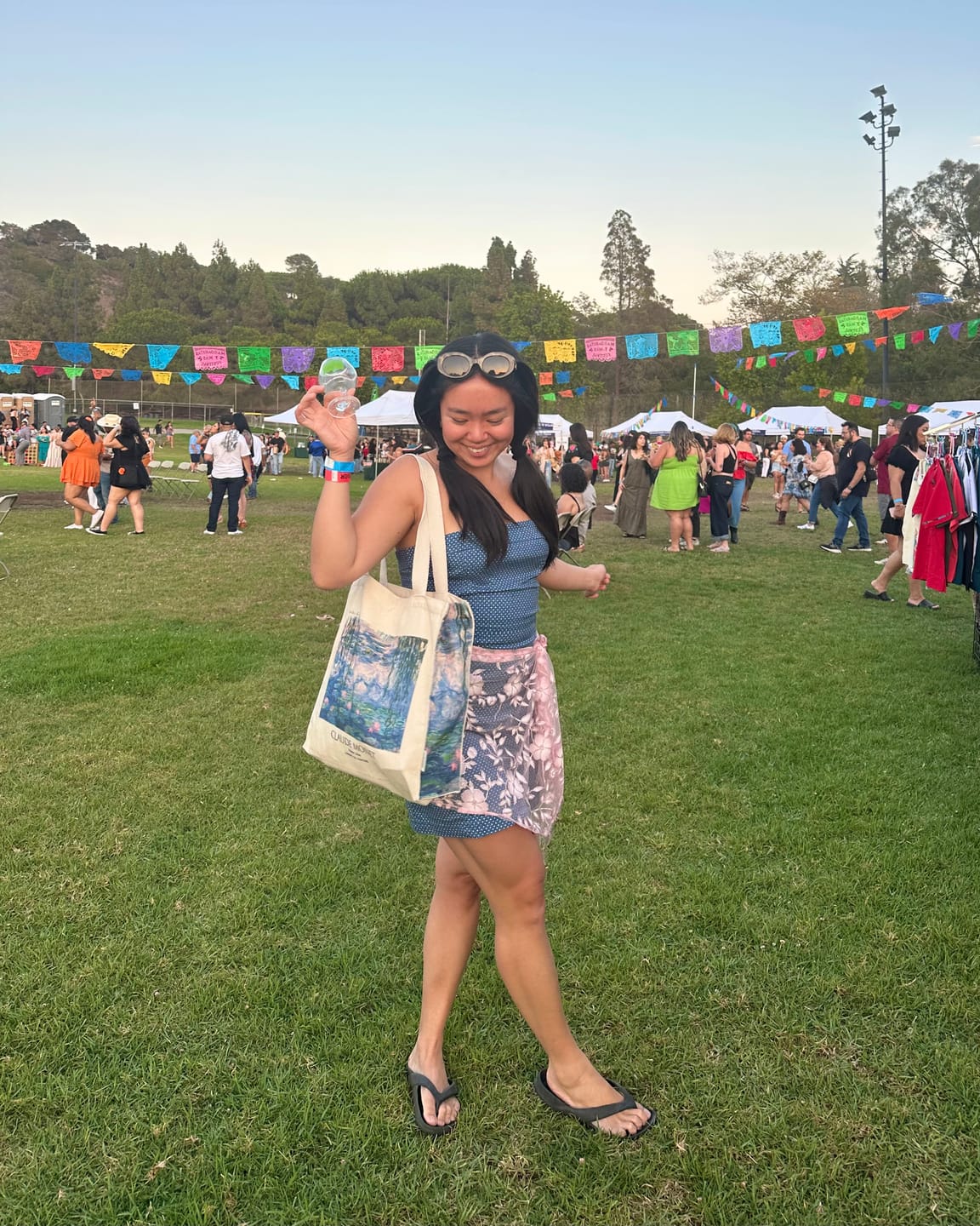 Customer photo review of Claude Monet "Water Lilies" - Tote Bag