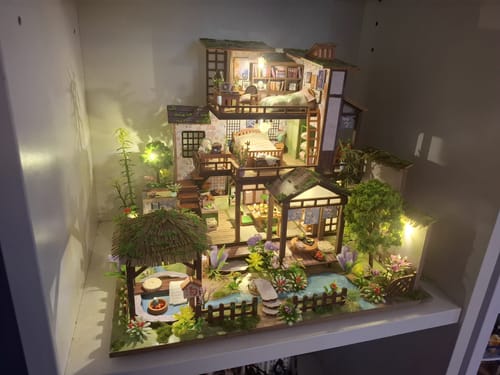 Martine R. review of rokrgeek Bamboo Spring Retreat Miniature House Kit image 1 out of 1
