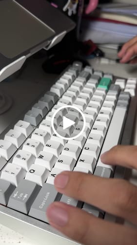 Customer video review of KEYGEEK Y2 LINEAR SWITCH FACTORY LUBED (10PCS)