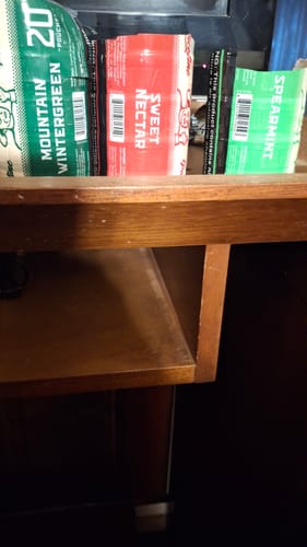 Customer photo review of Mountain Wintergreen Nicotine Pouches