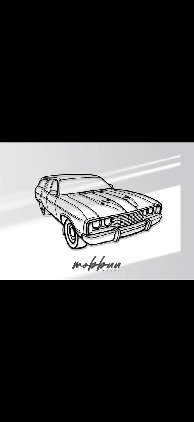 Customer photo review of Custom Car - Metal Wall Art
