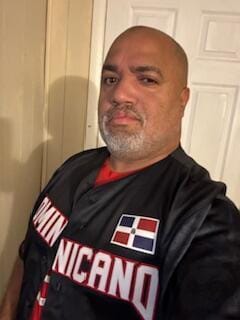 Customer photo review of Dominican Republic Heritage Custom Baseball Jersey