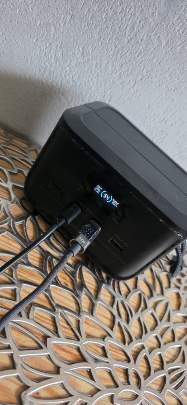Customer photo review of ALLPOWERS SOLAX P100 DC Portable Power Station | 128W 99Wh