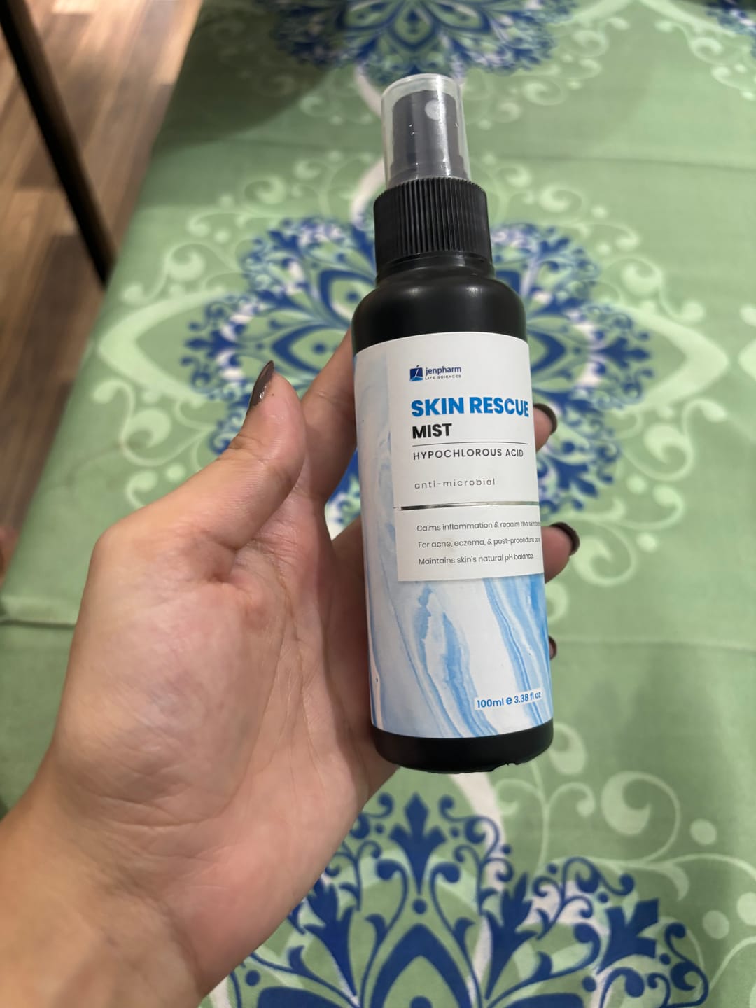 Customer photo review of Skin Rescue Mist