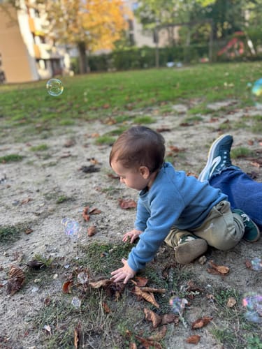 Customer photo review of Dreamy Blue Waffle Long Sleeve Cosy Top