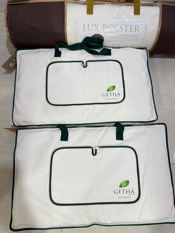 Customer photo review of Getha Organic Cotton Latex Pillow
