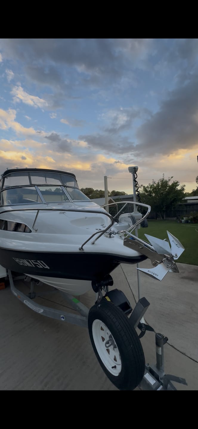 Customer photo review of BOOMER ALL TERRAIN ANCHOR - A game-changer for 3-9 Metre boats