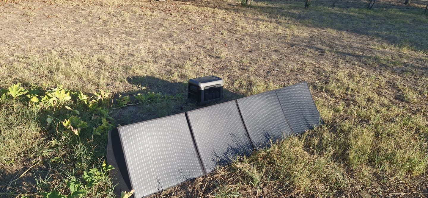 Customer photo review of ALLPOWER Solar Generator Kit 1800W (R1500 + SP033 200W Solar Panel)