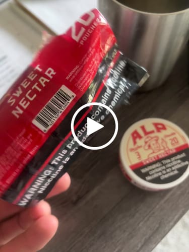 Customer video review of Sweet Nectar Nicotine Pouches