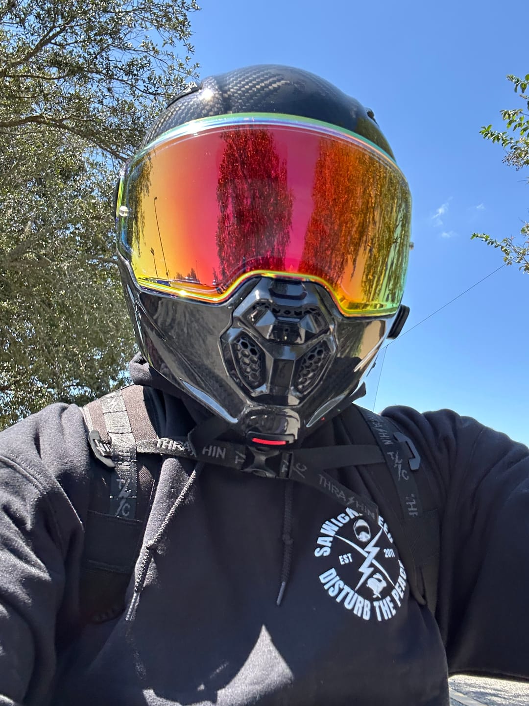 Customer photo review of D.O.T. & ECE Daytona C6 Pro- Grey Carbon Fiber
