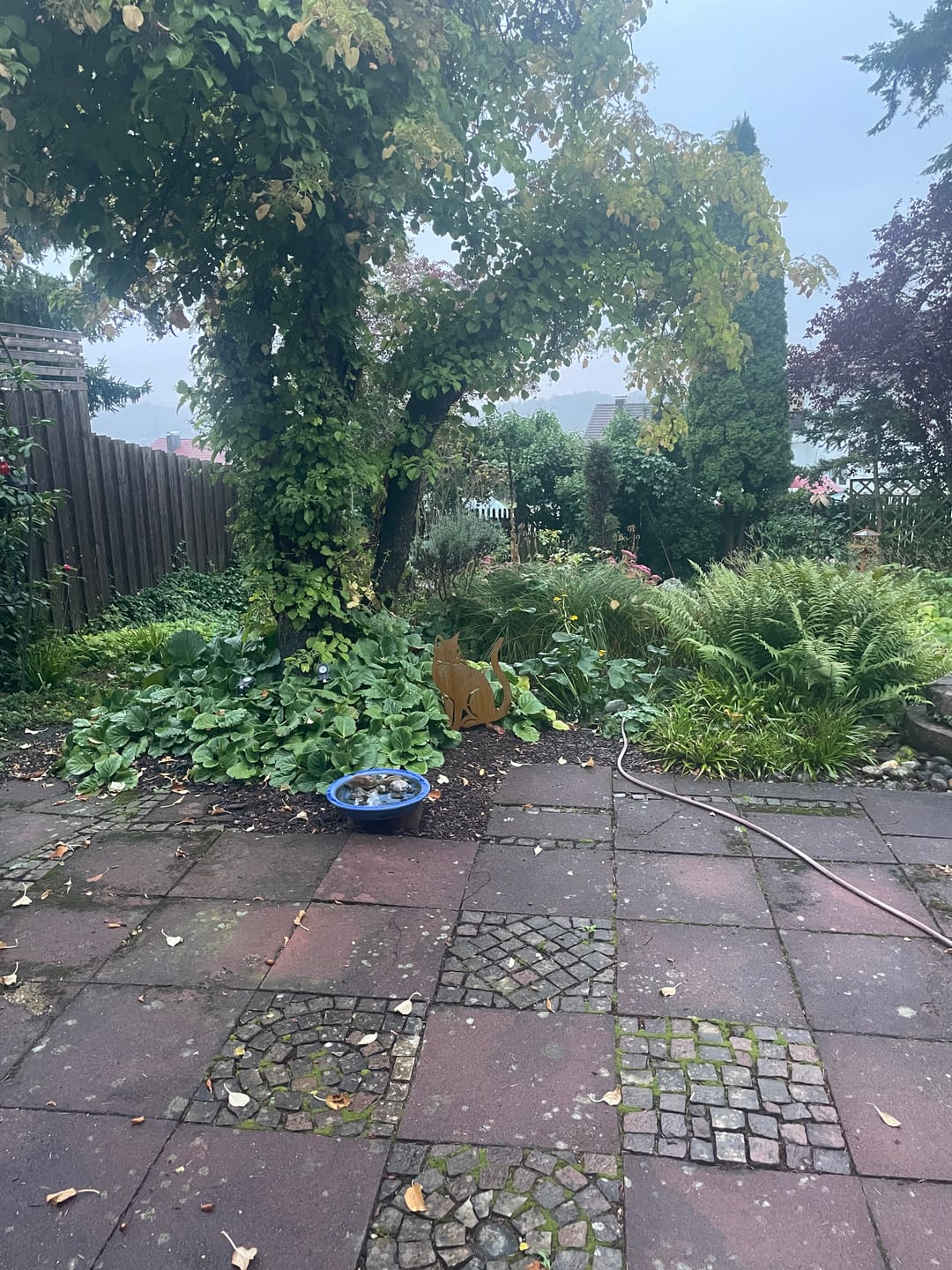 Customer photo review of Gartenstecker Katze sitzend