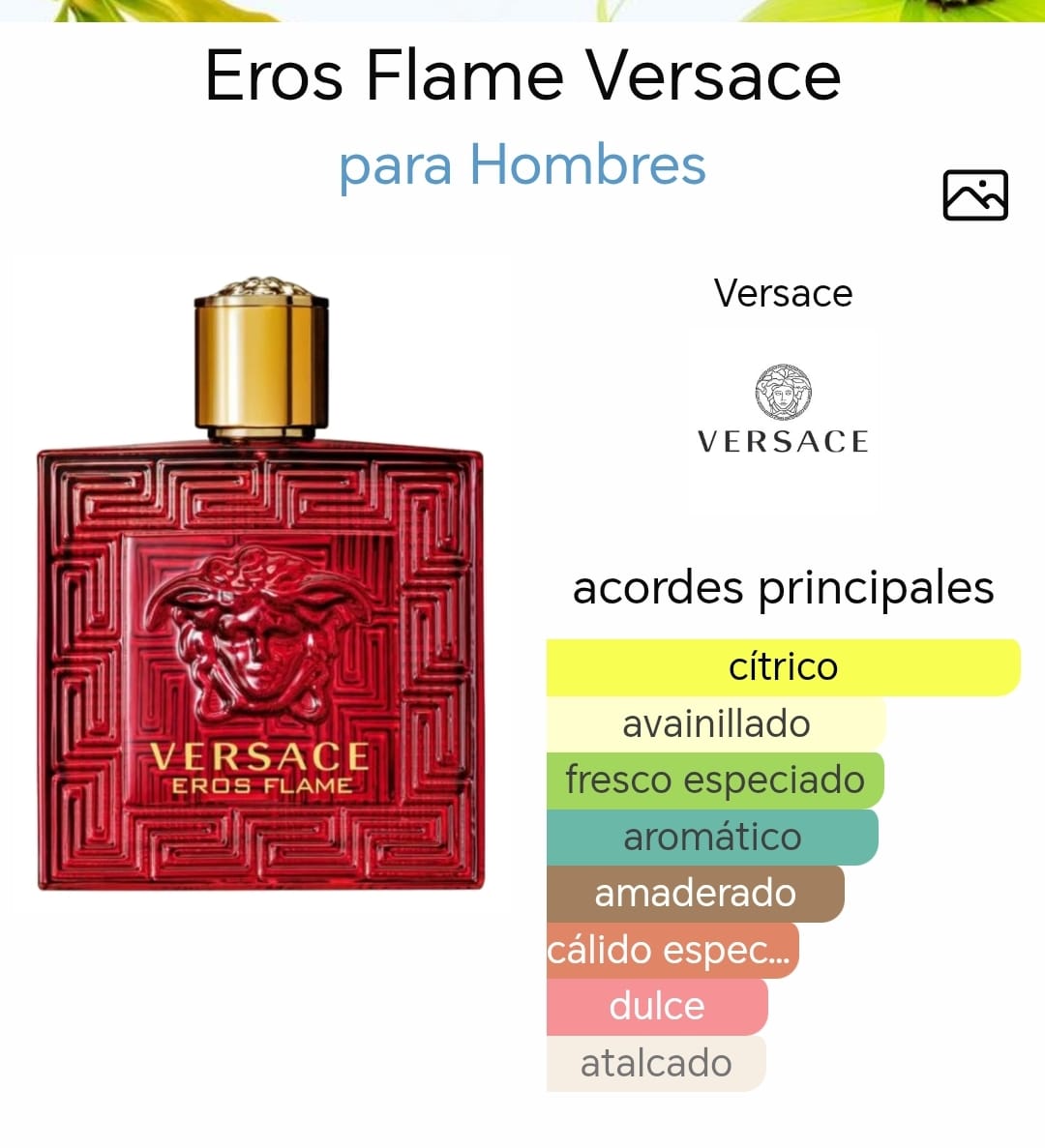 Customer photo review of H077 Inspirado en: Eros Flame - Versace