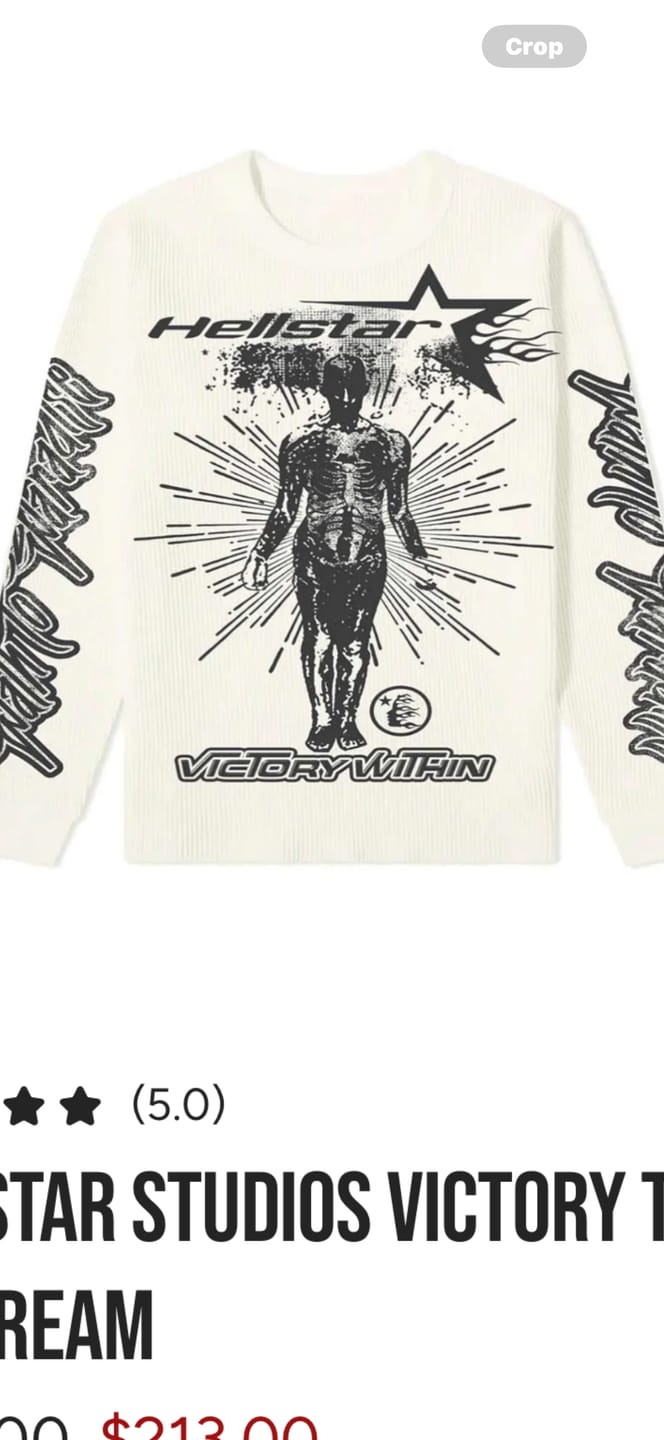 Customer photo review of HELLSTAR STUDIOS VICTORY THERMAL L/S CREAM
