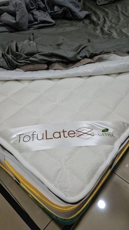 Customer photo review of Getha Tofu Latex Topper - Premium