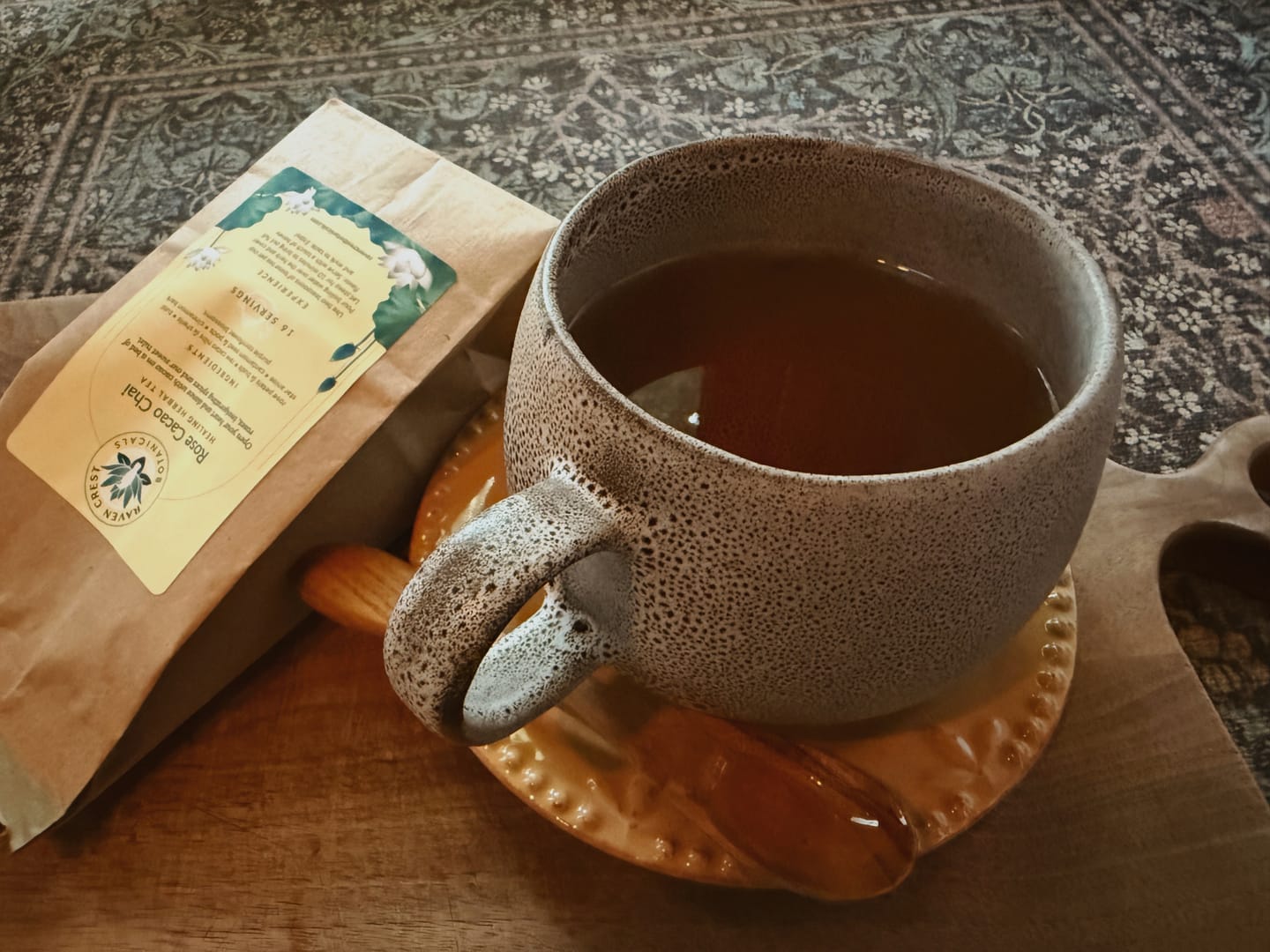 Customer photo review of Rose Cacao Chai