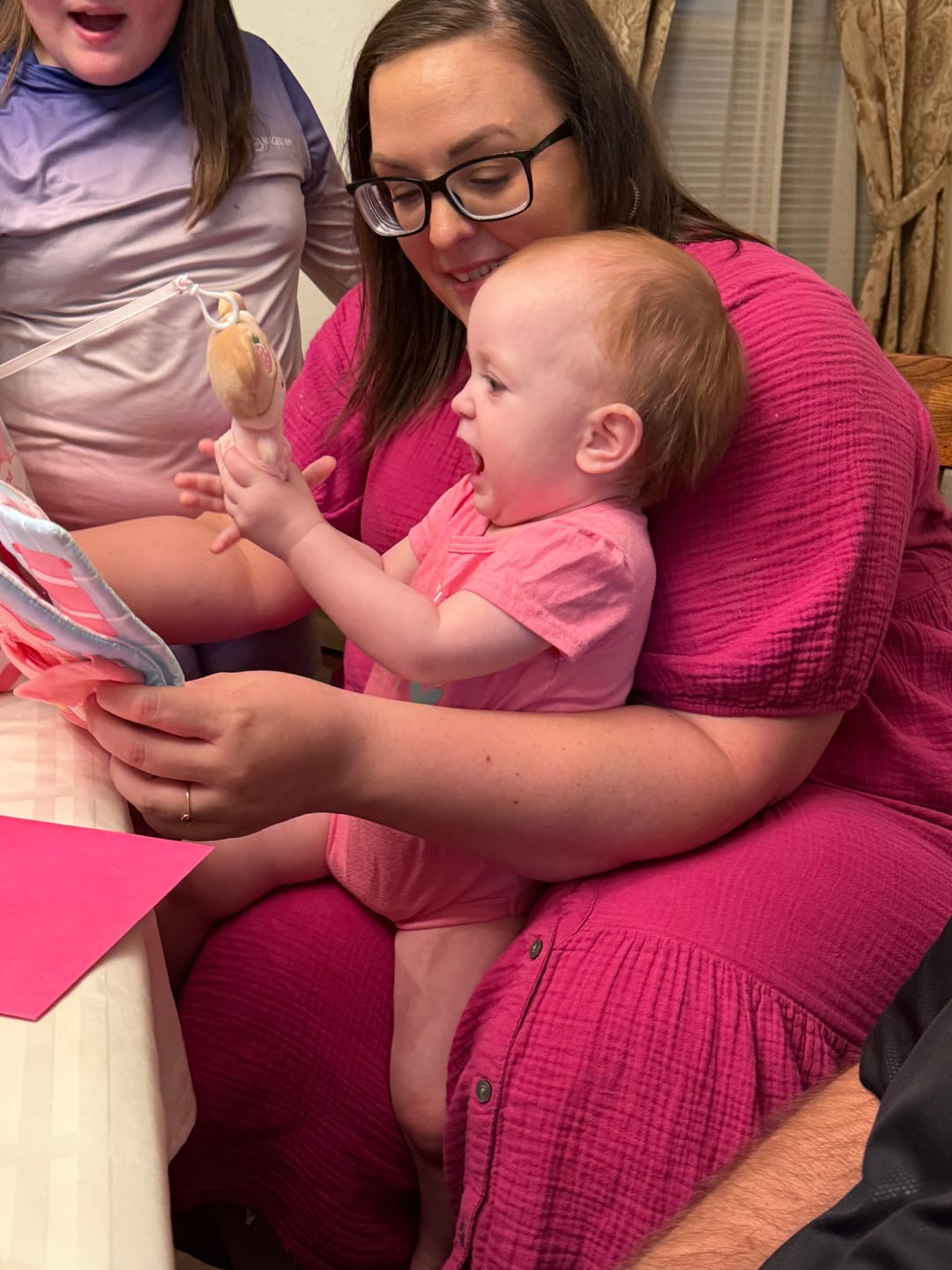 Customer photo review of A Berry Special Day -  Personalized Montessori Soft Book