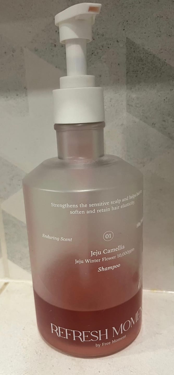 Customer photo review of Parfimēts šampūns Dr. Althea Refresh Moment Perfume Shampoo Jeju Camellia